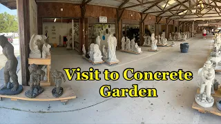 Picking up some Garden Statuary and Video Tour of Concrete Garden