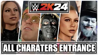 WWE 2K24 ALL Characters  Entrance