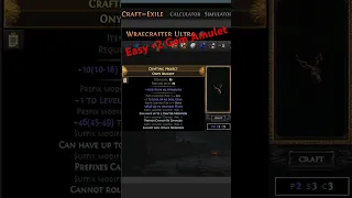 PoE 3.21: +2 Gem Amulet Quick Craft Guide #pathofexile #poe #crafting #gaming