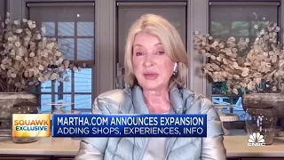 Martha Stewart on consumer expansion, adding shops and experiences