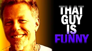 JAMES HETFIELD (METALLICA) MEETS THE FUNNIEST METALLICA FAN - RARE