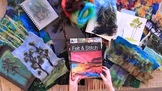 Trees in Felt & Stitch online course with Moy Mackay