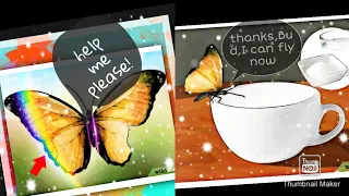 How To Fix Damaged Butterfly Wing Step By Step With Pictures@Shape Line Art School