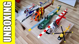 MAGNUM, P.I. MD500D Hughes Helicopter Fuselage Unboxing & Size Comparison