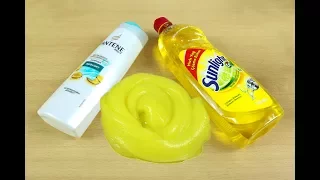 Dish Soap Shampoo and Salt Slime , No Glue, No Borax, No Liquid Starch Slime