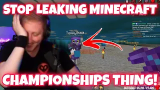 Philza Stops TommyInnit From Leaking MCC Things! (Dream SMP)