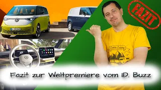 Neuigkeiten zum ID. Buzz und Fazit zur Weltpremiere von Volkswagen