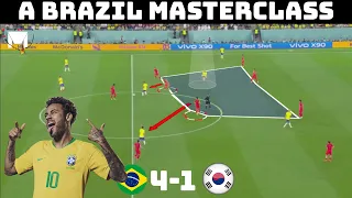 Tactical Analysis : Brazil 4-1 South Korea| A Different Level From Brazil |