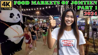 Jomtien Food Markets Part 1   Jomtien Night Market   2024 January Pattaya Thailand