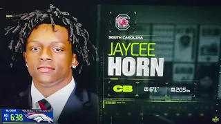 Panthers Draft Jaycee Horn! Shutdown corner! NFL draft 2021
