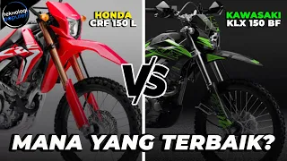 Adu Ketangguhan Honda CRF 150L vs Kawasaki KLX 150 BF, Mana Yang Terbaik?