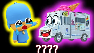 5 Pocoyo & Ice Cream Truck Go Away Sound Variations in 39 Seconds