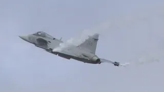 [4K] (RIAT 2019) Swedish Air Force JAS-39C Gripen Display