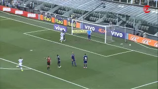 Santos derrota o Cruzeiro por 1 x 0 na Vila Belmiro - 17-05-2015