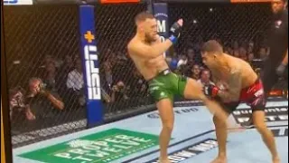 Conor McGregor vs Dustin Poirior FIGHT 3!!! MCREGREGOR BROKEN ANKLE FULL FIGHT