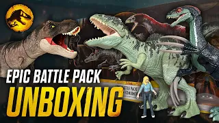 UNBOXING Jurassic World Dominion "Epic Battle Pack" — Target Exclusive Playset / collectjurassic.com