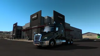 NEW SCS FREIGHTLINER CASCADIA! American Truck Simulator Gameplay