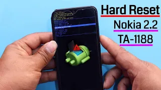 Hard Reset Nokia 2.2 TA-1188 Remove Screen Lock Pin/Pattern/Password Without Box 100% Working 2022
