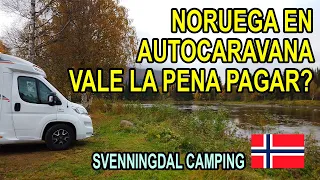 Noruega en Autocaravana 🇳🇴, Vale la pena pagar por un Camping? Svenningdal Camping