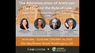 The FTC’s Independence After Seila Law v. CFPB  (Antitrust Conference Panel 2)