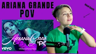 Ariana Grande - POV (LIVE) New Zealand Vocal Coach Reaction and Analysis
