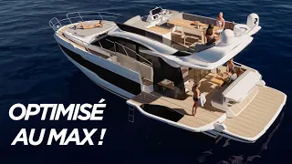 Ce petit yacht est ultra optimisé ! Galeon 440 Fly