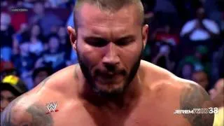 Randy Orton RKO on Daniel Bryan - Smackdown - August 23, 2013