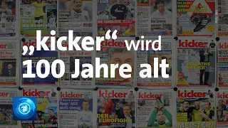 Sportmagazin feiert Jubiläum: „kicker“ wird  100 Jahre alt