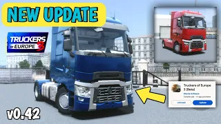 New Update! v0.42 Added Two Renault Truck , Music/Radio | Truckers Of Europe 3 New Update