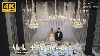 Alek + Agnessa's Wedding 4K UHD Highlights at Grand Venue st Leon Church and Museum of History