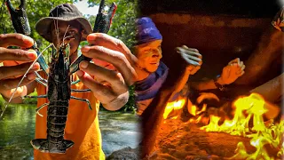 Curry Crayfish Catch & Cook | Mystical Fire Water Spring