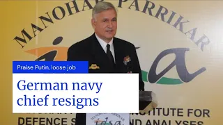 German navy chief resigns over Putin comments (Comments at New Delhi think tank added)