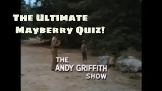 Test your Andy Griffih knowledge in this Ultimate Quiz!  #classictvshows