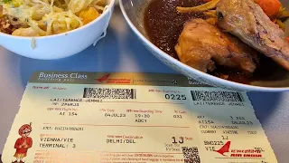 Air India AI 154 VIE-DEL Vienna to Delhi B787-8 Business Class 印度航空 商務艙 維也納至新德里