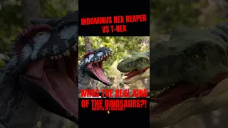 Which Dinosaur is Stronger? #indominusrex or T-rex ? #jurassicworld #toys #shorts #viral