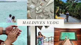 MALDIVES TRAVEL VLOG | Our Engagement Moon 2023