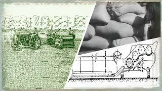 Зерноуборочные комбайны. СКАГ-5А. Северный комбайн.Только тот, кто тянет мешок, знает, что в нем.