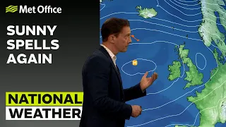 25/05/23 – Sunny spells again – Afternoon Weather Forecast UK –Met Office Weather