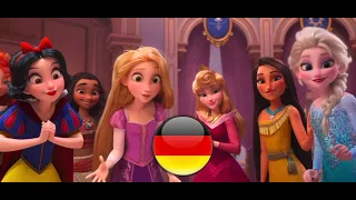 Vanellope meets the Disney Princesses (German) | RALPH BREAKS THE INTERNET