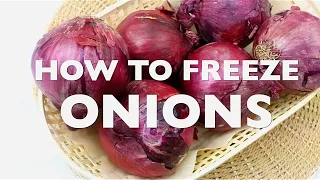 FREEZING ONIONS || HOW TO FREEZE ONIONS