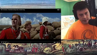 American Reacts "Zulu" 1964 Movie - Final Battle Including "Men of Harlech" Song.