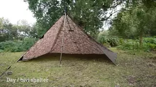 DD Tarp 3x3 - 11 shelter set-ups for bushcraft & survival