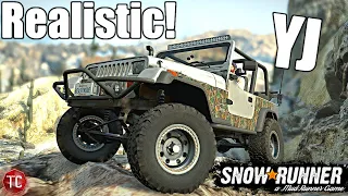 SnowRunner: NEW, REALISTIC Jeep YJ!