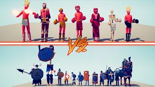 BOXER TEAM vs SHIELD TEAM - Totally Accurate Battle Simulator | TABS