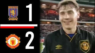 Aston Villa v Manchester United | Highlights | On This Day | 1994/1995