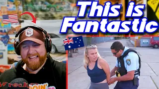 American Reacts to Australian Police