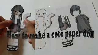 How to make a cute paper doll 31 B