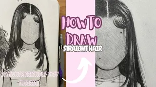 Straight Hair Tutorial | beginner friendly step by step