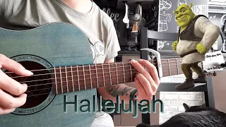 Hallelujah - трогательная музыка из Шрека на гитаре (Fingerstyle Guitar)