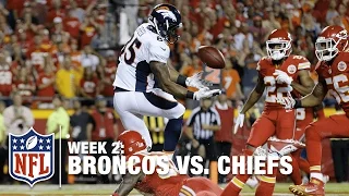 Virgil Green Juggles Peyton Manning TD Pass | Broncos vs. Chiefs | NFL